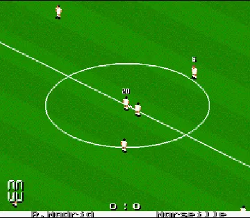 Lothar Matthaeus Super Soccer (Germany) screen shot game playing